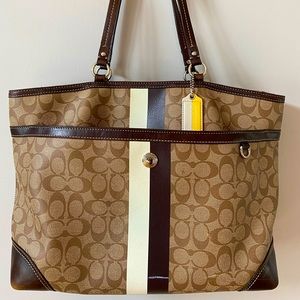 Authentic Coach Signature Striped No. A1077-F14475